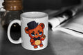 Five Nights at Freddy39s Cute Chibi Freddy Fazbear 11oz White Glossy Mug Perfect Gift for Gamers and FNaF Fans Graphic Tee – Soft Feel · High-Quality Print