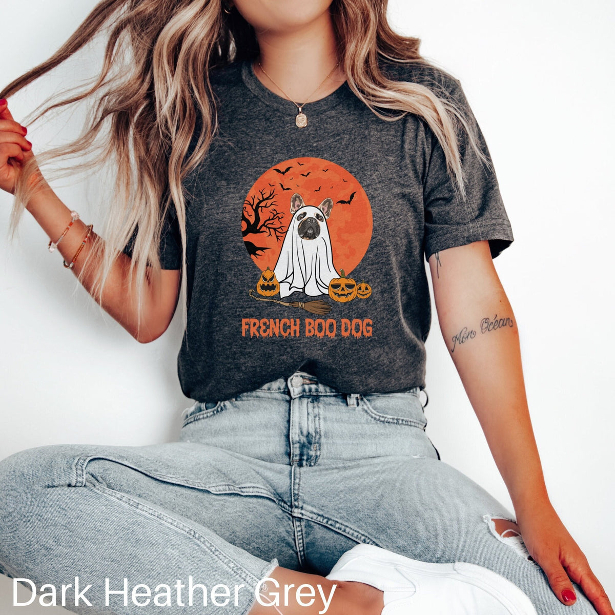 French Bulldog Shirt Frenchie Halloween Shirt Ghost Dog Shirt Bulldog Halloween Shirt Dog Lover Gift Ghost Shirt Frenchie Mom Shirt Graphic Tee – Soft Feel · Top Pick For Any Outfit