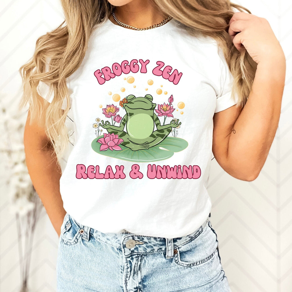 Zen Frog Zen Shirt Yoga Frog Shirt Frog Shirt Frog Lover Gift Yoga Shirt Meditation Shirt Cute Frog Shirt Toad Shirt Meditate Tee Graphic Tee – Aesthetic Look · Top Pick For Any Outfit