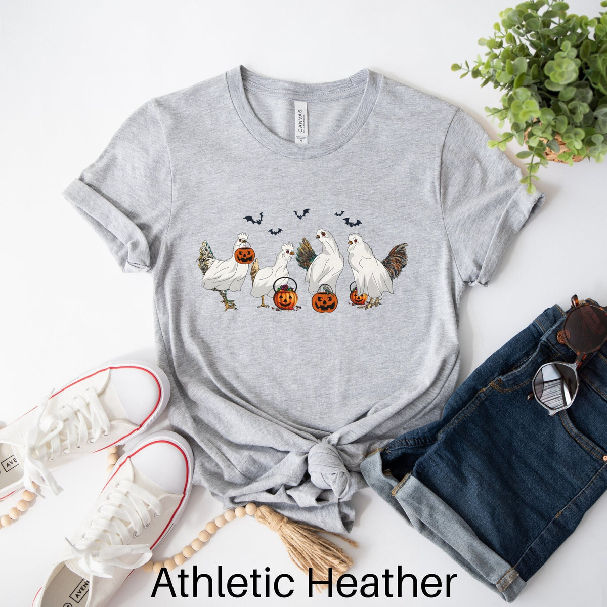 Ghost Chicken Shirt Halloween Chicken Shirt Funny Chicken Shirt Chicken Lover Gift Farm Animal Shirt Cute Chicken Shirt Ghost Shirt Graphic Tee – Soft Feel · Trending Graphic Apparel