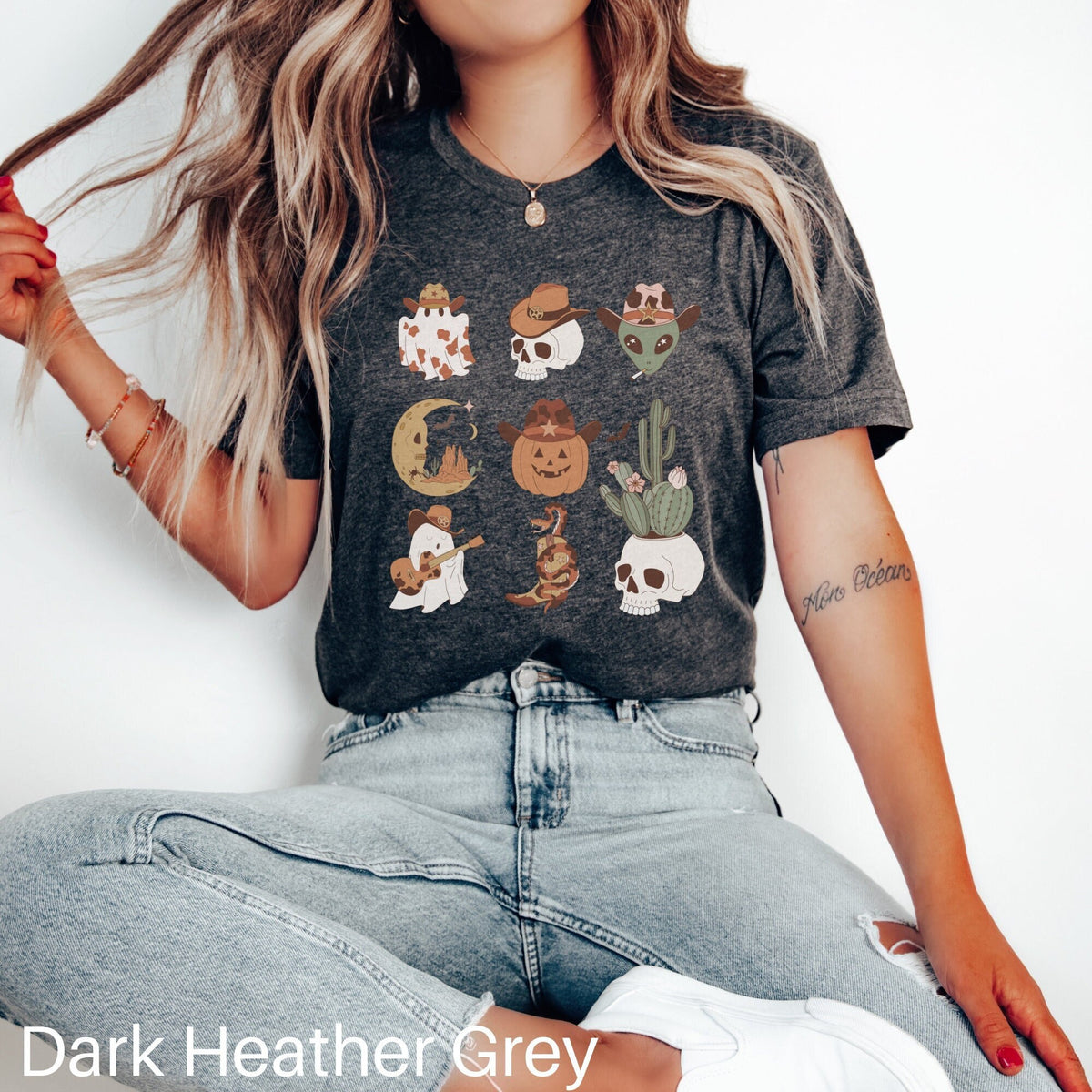 Country Halloween Shirt Western Halloween Shirt Ghost Cowboy Halloween Shirt Skull Halloween Tshirt Retro Halloween Tee Cute Ghost Tee Graphic Tee – Fan Favorite · Top Pick For Any Outfit