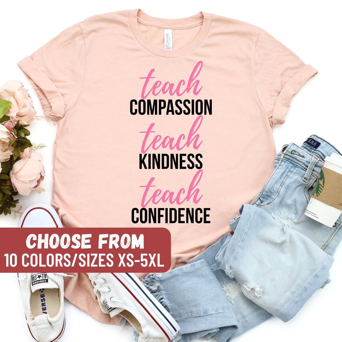 Teach TShirt Teacher Gift Back To School Teacher Appreciation Teaching Shirt Funny Teacher Shirt Teacher Graphic Tees Teaching Gift Graphic Tee – Bold Style · Top Pick For Any Outfit