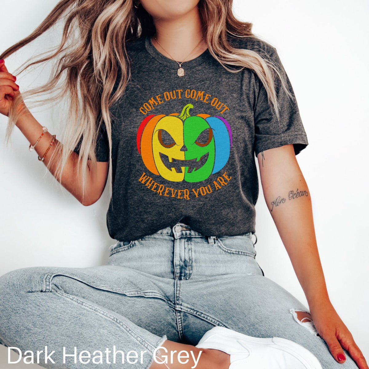LGBTQ Halloween Shirt Gay Halloween Shirt Lesbian Halloween Gay Pride Shirt Halloween Pride Shirt Queer Halloween Tshirt Rainbow Shirt Graphic Tee – Warm & Stylish · Trending Graphic Apparel