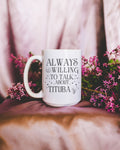 Spooky History Coffee Mug Tituba Salem Witch Trials 15 Oz Coffee Mug for Her American History Professor History Buff Retro Flower Cup Graphic Tee – Bold Style · Top Pick For Any Outfit