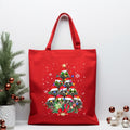 Christmas Xmas Stocking Filler Poodle Dog Bag For Men Women Kids Dog Themed Xmas Cotton Tote Bag For Life Xmas Sack Tote Bag – Warm & Stylish · Trending Graphic Apparel