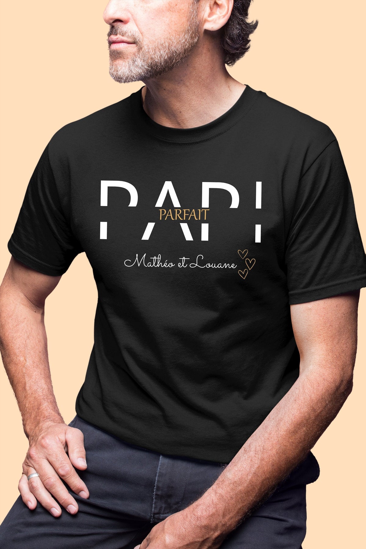 T shirt personnalis papi parfait fte des papi anniversaire papy cadeau grand pre ide cadeau papipapy Nol papi Graphic Tee – Aesthetic Look · Perfect For Daily Wear