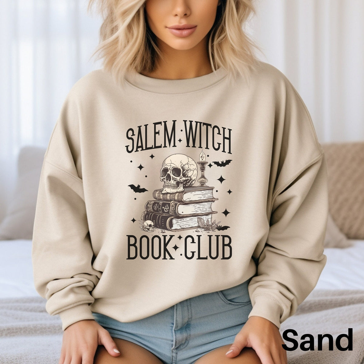 Salem Witch Book Club Sweatshirt Halloween Shirt Witch Sweater Salem Sweatshirt Salem Massachusetts Witchy Clothing Salem Witch Shirt Sweatshirt – Premium Graphic · Top Pick For Any Outfit