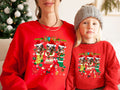 Xmas Sweatshirt Australian Shepherd Dog Xmas Stocking Christmas Sweater Xmas Jumper For Men Women Kids Sweatshirt – Fan Favorite · High-Quality Print