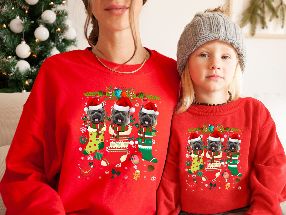 Xmas Sweatshirt Cairn Terrier Dog Xmas Stocking Christmas Sweater Xmas Jumper For Men Women Kids Sweatshirt – Premium Graphic · Top Pick For Any Outfit