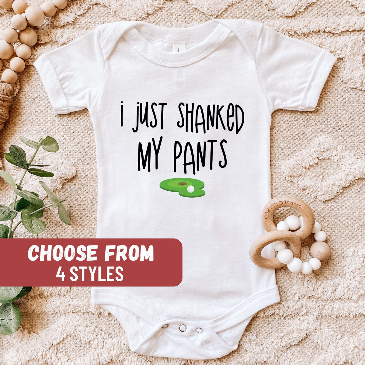 Funny Golf Baby Bodysuit Golf Baby Clothes Golfing Baby Gift for Newborn Cute Baby Shower Gift I Just Shanked My Pants Baby Bodysuit Graphic Tee – Cozy Vibes · Great Gift For Fans