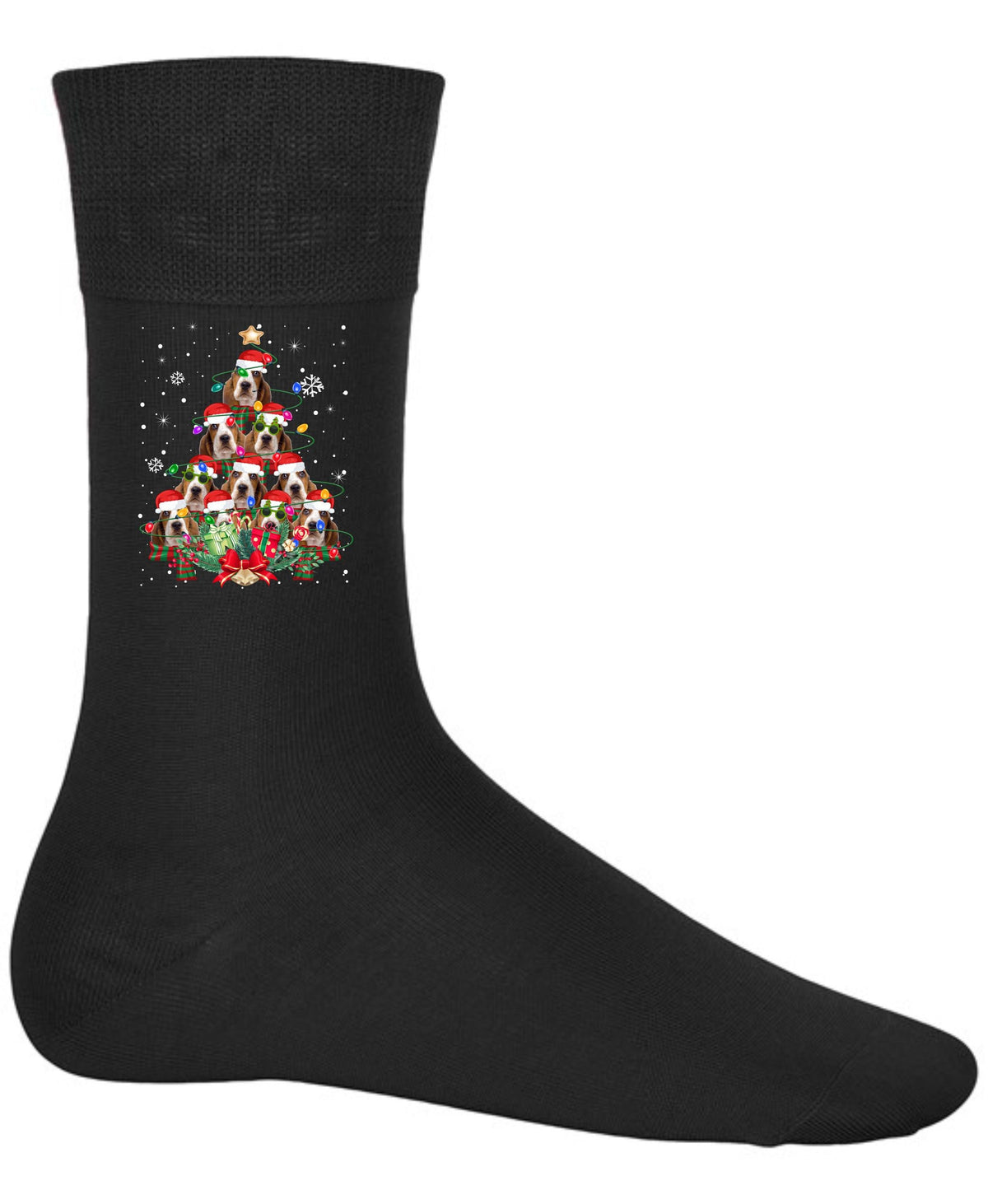 Socks Basset Hound Xmas Socks Dog Christmas Socks For Men And Women Xmas Cotton Socks For Adults Graphic Tee – Everyday Comfort · Top Pick For Any Outfit