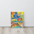 Jazz Drummer Painting Blues Drummer painting Abstract Drummer Painting Colorful Drummer Painting Thin canvas Graphic Tee – Premium Graphic · High-Quality Print