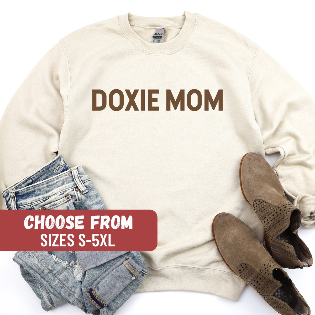 Dachshund Sweatshirt Doxie Sweatshirt Dachshund Gift Wiener Dog Sweatshirt Sausage Dog Shirt Dachsund Lover Doxie Mom Sweatshirt Sweatshirt – Soft Feel · Great Gift For Fans