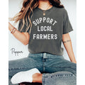 Support Local Farmers Shirt Farmer Gift Local Farm Shirt Farmers Market Shirt Graphic Tee – Cozy Vibes · Great Gift For Fans
