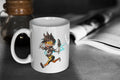 Overwatch 2 Cute Chibi Tracer 11oz White Glossy Mug Perfect Gift for Gamers and Overwatch Fans Graphic Tee – Fan Favorite · High-Quality Print