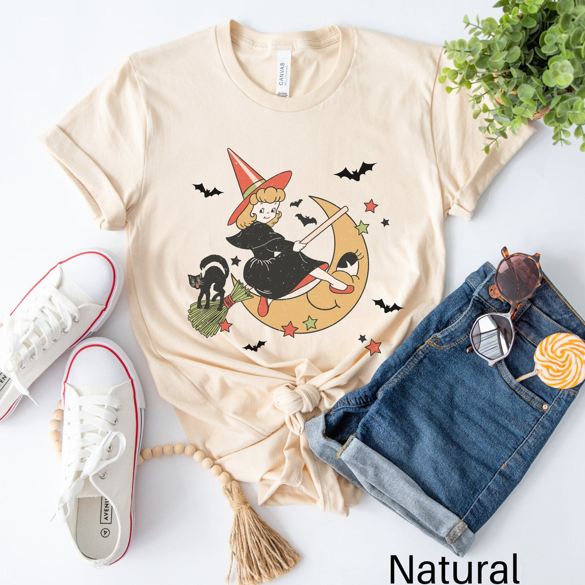Vintage Halloween Shirt Witch Shirt Halloween Shirt Witchy Shirt Retro Halloween Tee Cute Halloween Shirt Trick or Treat Shirt Graphic Tee – Feel-Good Design · Must-Have Style