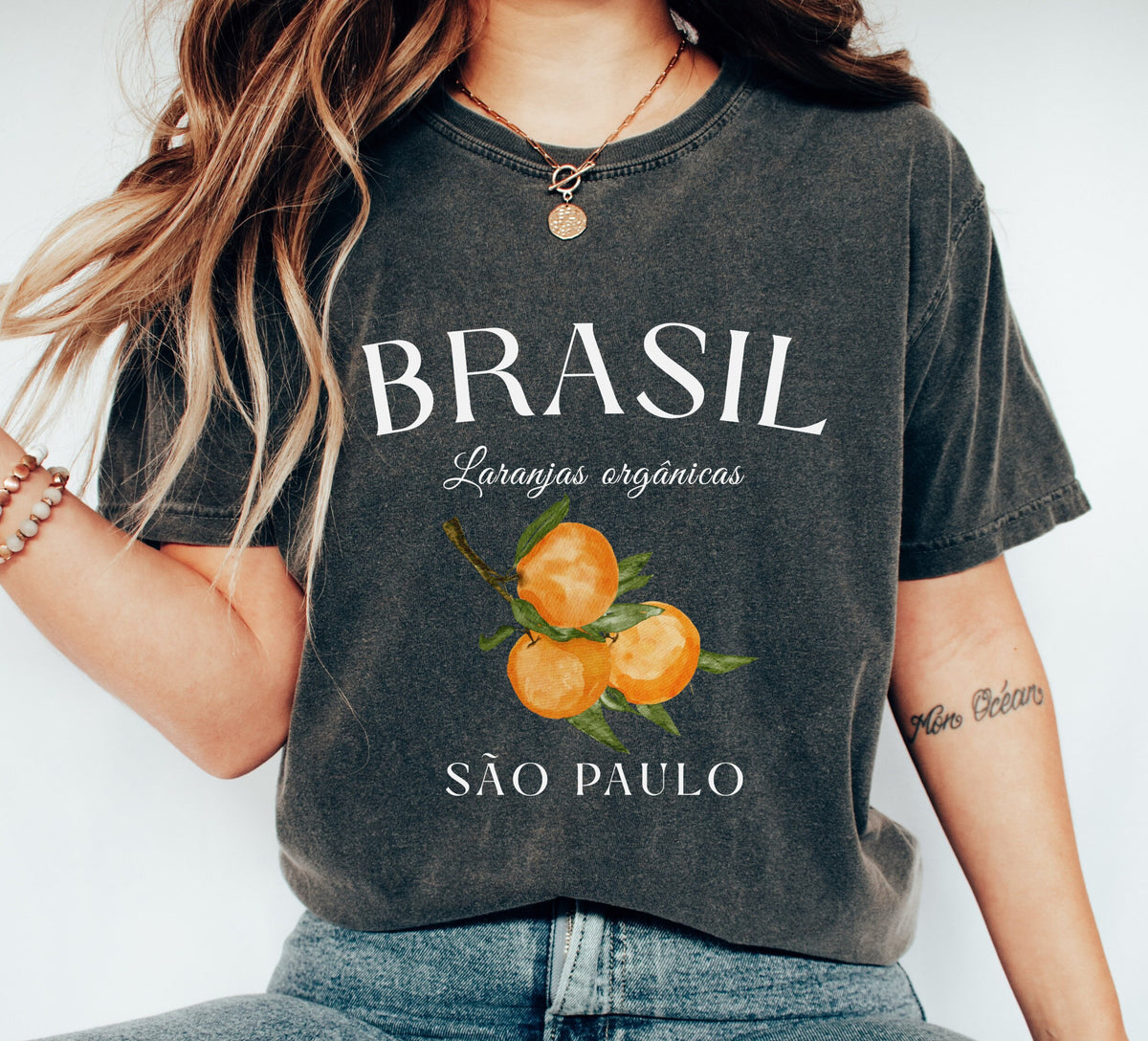 Brasil Organic Oranges Tee Shirt Sao Paulo Lover Brazil Tshirt Graphic Tee – Warm & Stylish · Trending Graphic Apparel