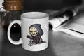 Overwatch 2 Cute Chibi Reaper 11oz White Glossy Mug Perfect Gift for Gamers and Overwatch Fans Graphic Tee – Aesthetic Look · Must-Have Style