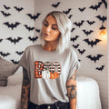 Faux Embroidery DTF Transfer Boo DTF Transfers Halloween Screen Prints Ghost Screen Prints for T Shirts Spooky Graphic Transfer Spooky Tee Graphic Tee – Soft Feel · Great Gift For Fans