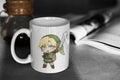 The Legend of Zelda Cute Chibi Link 11oz White Glossy Mug Perfect Gift for Gamers and Zelda Fans Graphic Tee – Premium Graphic · Great Gift For Fans