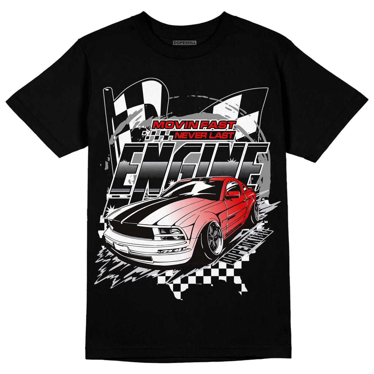 Black Cement 2s DopeSkill Unisex Shirt ENGINE Tshirt Graphic Graphic Tee – Bold Style · Must-Have Style