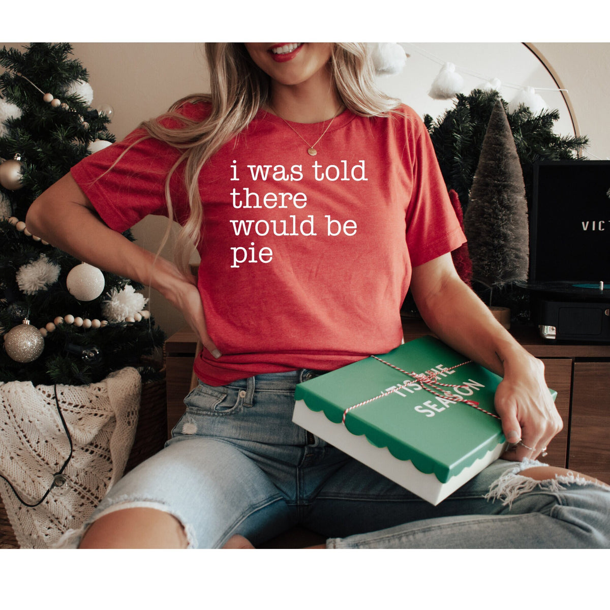I Was Told There Would Be Pie Shirt Thanksgiving Shirt Foodie Shirt Here For The Pie Shirt Graphic Tee – Aesthetic Look · Top Pick For Any Outfit