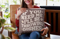 Funny Pottery Pillow with Groovy Retro Vibe I39ll Be Throwing Dishes Gift for Potter or Art Teacher Ceramic Artist or Pottery Maker Gift Graphic Tee – Easygoing Wear · Must-Have Style
