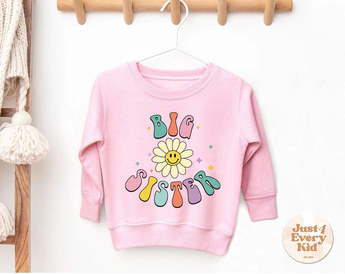 Big Sister Sweater Toddler Sweatshirt Sweater for Kids Big Sister Toddler Pullover Sibling Baby Announcement Big Sister Shirt Big Sis Sweatshirt – Soft Feel · Must-Have Style