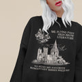 Bookish Crewneck for Romantasy Reader Funny Fantasy Romance Sweatshirt for Bookworm or Librarian Cute Reading Sweatshirt for Book Lover Sweatshirt – Feel-Good Design · Top Pick For Any Outfit