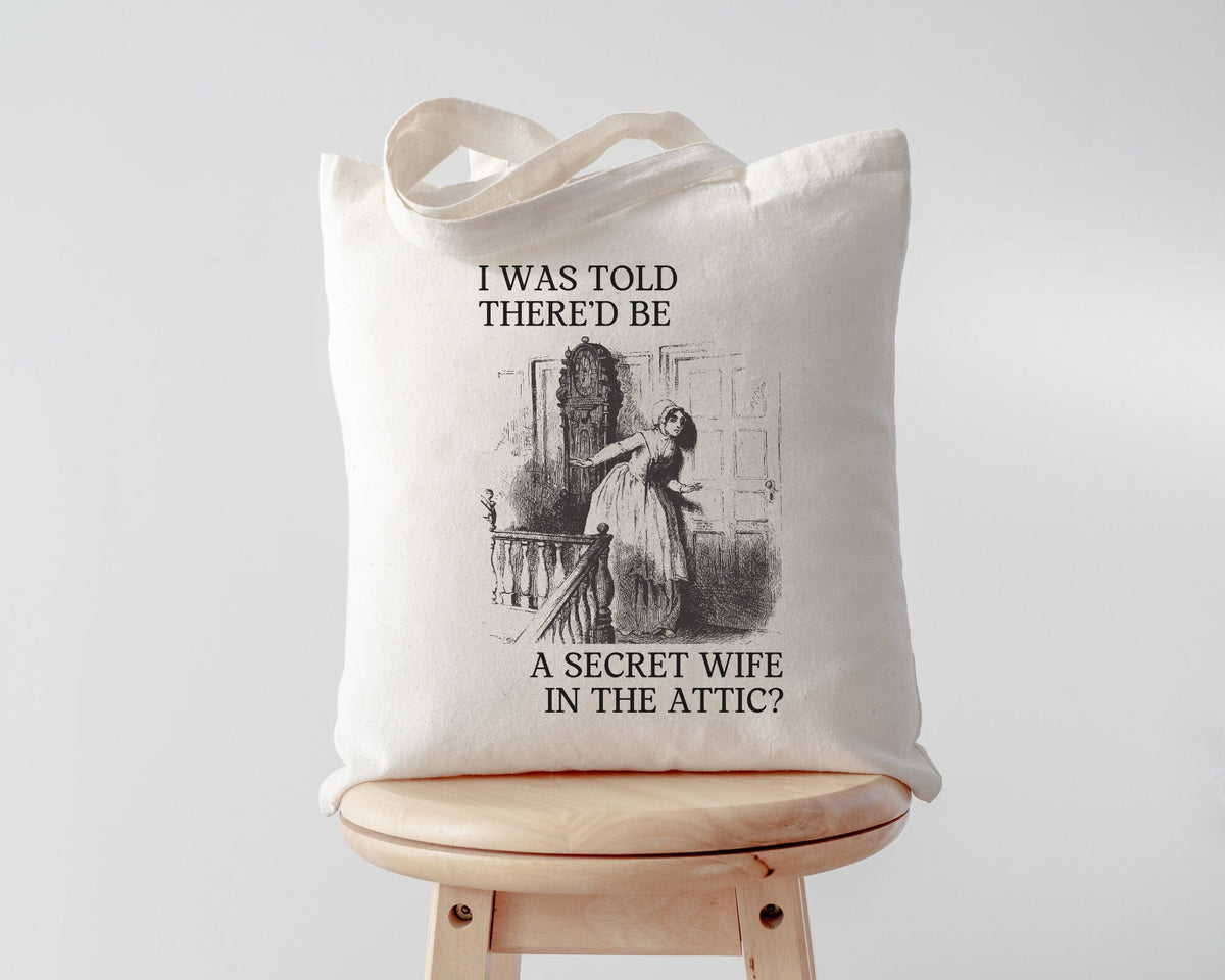 Funny Gothic Romance Tote Bag for Spooky Romance Reader Gift for Librarian or Historical Fiction Reader Who Loves Jane Eyre Book Lover Bag Tote Bag – Premium Graphic · Perfect For Daily Wear