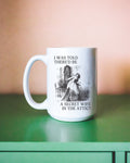 Funny Bookish Mug 15 Oz Coffee Mug for Romance Reader Mug for Literature Major Who Loves Jane Eyre Book Lover Gift for Classic Bookworm Graphic Tee – Warm & Stylish · High-Quality Print