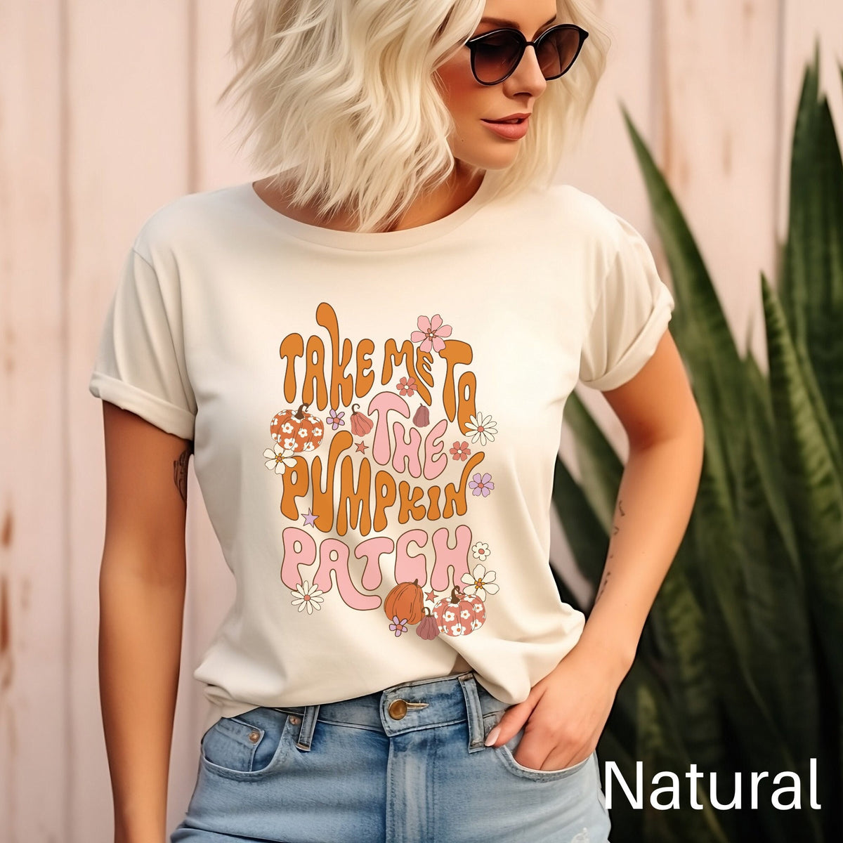 Take Me To The Pumpkin Patch Shirt Cute Fall Shirt Pumpkin Season Autumn Tshirt Pumpkin Picking Fall Outfit Groovy Fall T Shirt Graphic Tee – Soft Feel · Great Gift For Fans