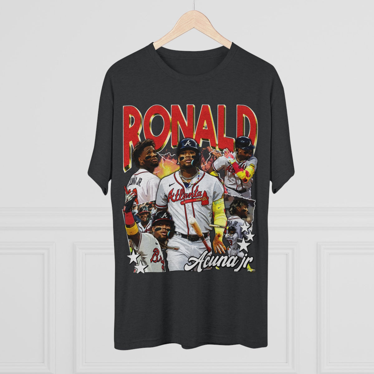 Ronald Acua Jr 9039s Retro Vintage Style T Shirt a nostalgic tribute to one of baseball39s brightest stars Graphic Tee – Easygoing Wear · Perfect For Daily Wear