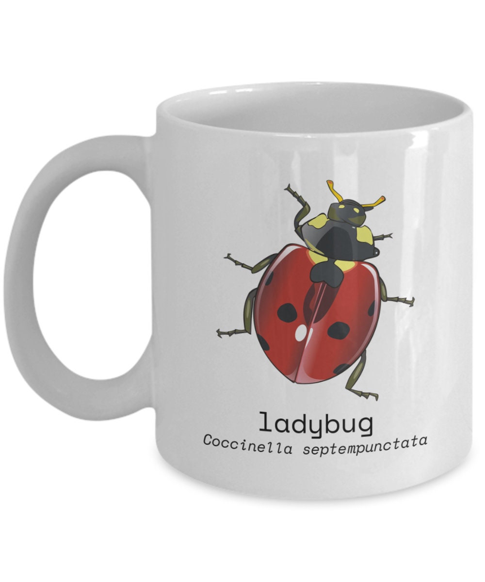 Entomology Coffee Mug Insect Collector Gift Entomologist Present Bug Lover Gift Ladybug Coccinella Septempunctata Graphic Tee – Soft Feel · Top Pick For Any Outfit