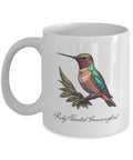 Bird Watching Mug Hummingbird Mug Ornithologist Gift Bird Lover Present Birding Mug Ruby Throated Hummingbird Graphic Tee – Easygoing Wear · Perfect For Daily Wear