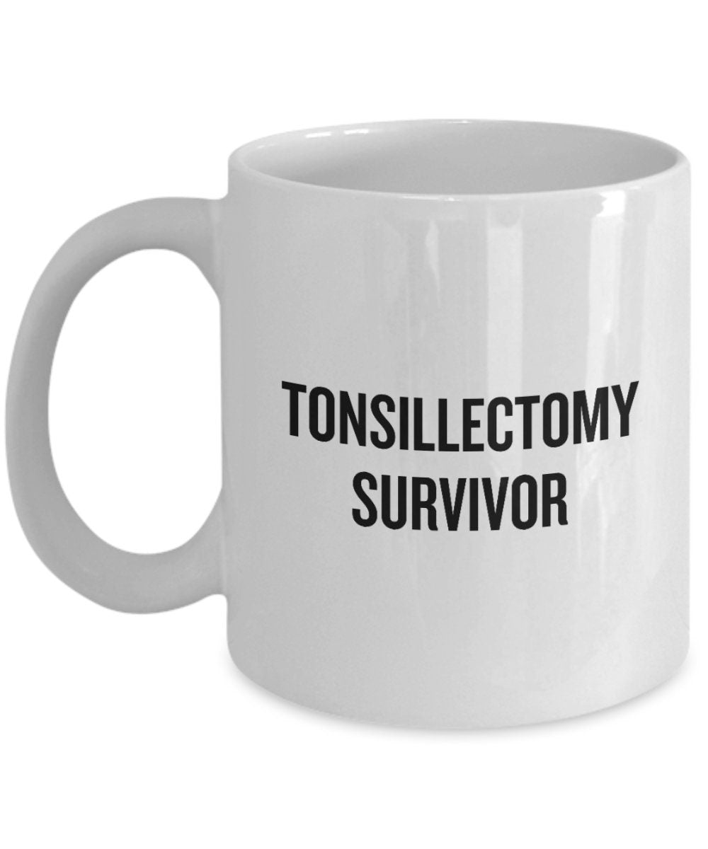 Tonsils Removal Mug Tonsils Surgery Gift Tonsillectomy Present Tonsillectomy Survivor Graphic Tee – Aesthetic Look · Great Gift For Fans