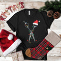 Barber Hair Cut Christmas TShirt Scissors Santa Hoodies Womens Shirt Mens Tees Long Sleeve Tank Top Sweatshirts Hoodie – Cozy Vibes · Perfect For Daily Wear