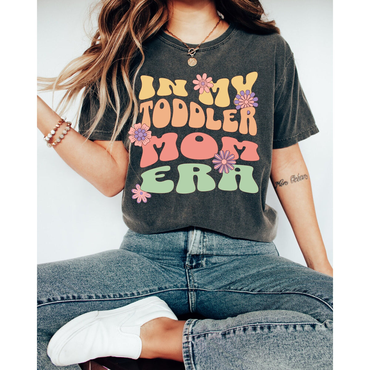 In My Toddler Mom Era Toddler Mom Shirt Funny Shirt for Mom Graphic Tee – Cozy Vibes · Perfect For Daily Wear