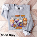 Pumpkin Coffee Sweatshirt Spooky Coffee Sweater Halloween Sweater Coffee Lover Gift Coffee Lover Shirt Spooky Season Pumpkin Sweaterer Sweatshirt – Aesthetic Look · Must-Have Style