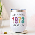 Customized Birthday Tumbler 50th Birthday Gift 40th Birthday Gift 60th Birthday Gift Graphic Tee – Cozy Vibes · Perfect For Daily Wear