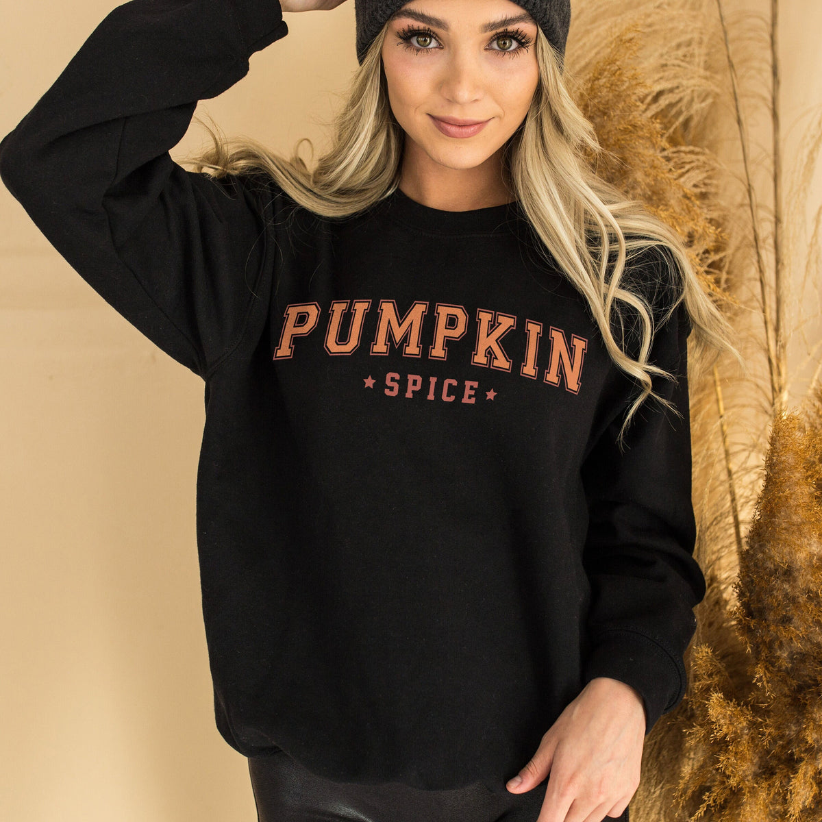 Womens Pumpkin Sweatshirt Halloween Fashion Autumn Varsity Sweater University Print Sweatshirt Pumpkin Season Sweatshirt Sweatshirt – Warm & Stylish · Must-Have Style