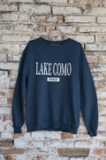 Unisex Lake Como Italy Beach Crewneck Sweatshirt Boating Lake Life Pullover Souvenir Gifts Sweatshirt – Bold Style · Perfect For Daily Wear