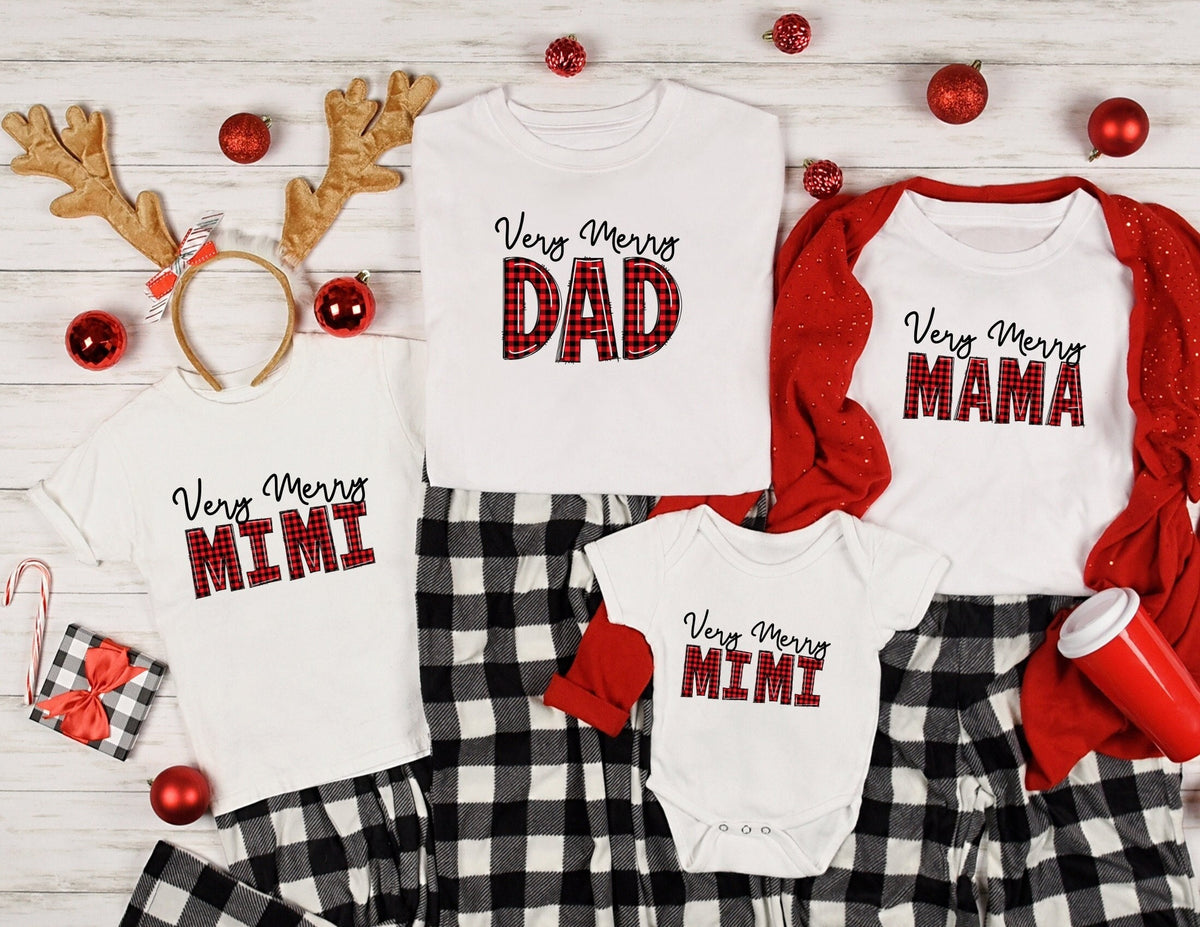 Very Merry Christmas Family Shirt Very Merry Mama Shirts Very Merry Family Personalized Shirt Very Merry Dad Shirt Very Merry Mini Shirt Graphic Tee – Feel-Good Design · Must-Have Style