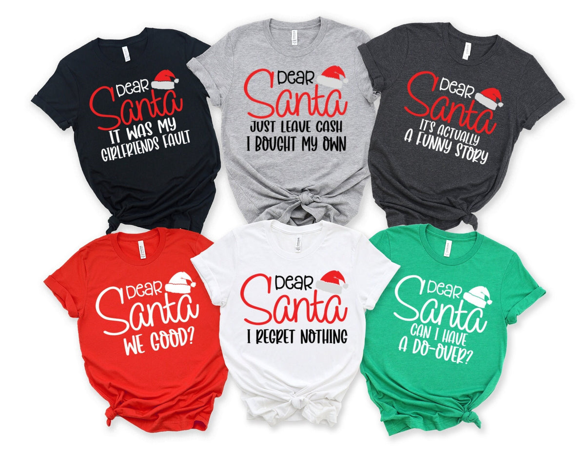 Dear Santa Christmas 2025 Shirts Dear Santa Family Shirts Funny Christmas tee Custom Xmas T shirt Dearsanta Group Shirts Christmas 2025 Graphic Tee – Aesthetic Look · Trending Graphic Apparel