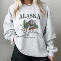 Unisex Alaska Grizzly Bear Crewneck Sweatshirt Alaska Pullover Gift Souvenir Sweatshirt – Warm & Stylish · Top Pick For Any Outfit