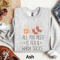 Fall Tea Sweatshirt Tea Lover Gift Autumn Tea Sweater Autumn Favorites Cute Fall Shirt Womens Fall Season Sweater Fall Lover Gift Sweatshirt – Easygoing Wear · Top Pick For Any Outfit