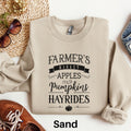 Fall Farmers Market Sweatshirt Apples Pumpkins Hayrides Shirt Autumn Favorites Cute Fall Shirt Womens Fall Season Sweater Fall Lover Gift Sweatshirt – Soft Feel · Must-Have Style