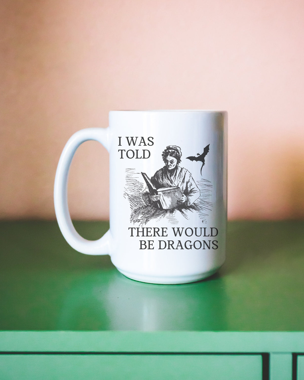 Fantasy Reader Coffee Mug for Book Lover 15 oz Coffee Mug Silly Bookish Coffee Mug for Fantasy Writer or Book Author Cute Bookworm Gift Graphic Tee – Warm & Stylish · Must-Have Style