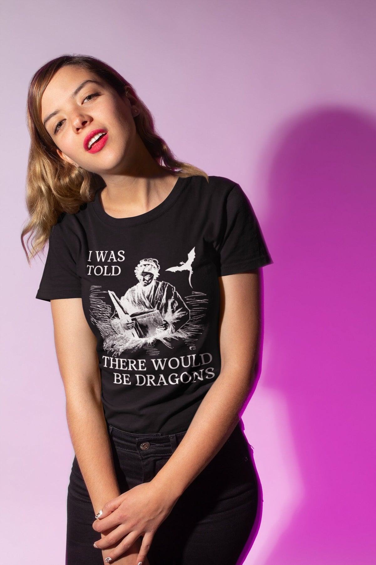 Fantasy Reader Tee Shirt for Book Lover Who Loves Dragons Funny Fantasy Book Shirt for Librarian Silly Bookish Gift for Fantasy Writer Graphic Tee – Everyday Comfort · Top Pick For Any Outfit