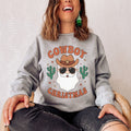 Cowboy Santa Shirt Santa Sweatshirt Western Santa Shirt Western Christmas Cowboy Christmas Sweatshirt – Premium Graphic · Great Gift For Fans